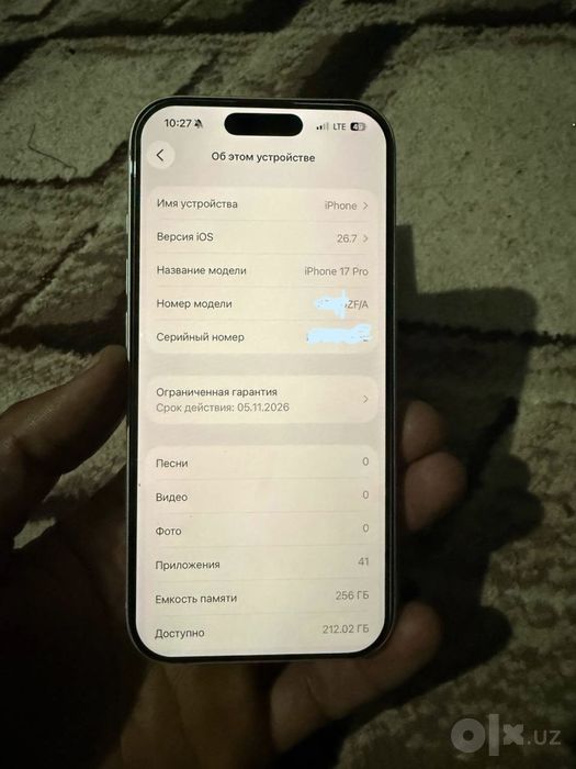 Iphone 17 Pro 256 sim esim