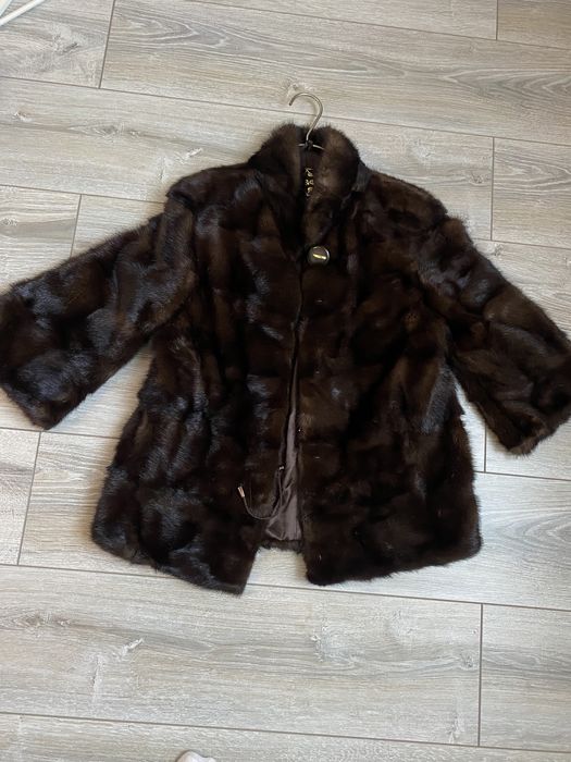 Норковая шуба б/у