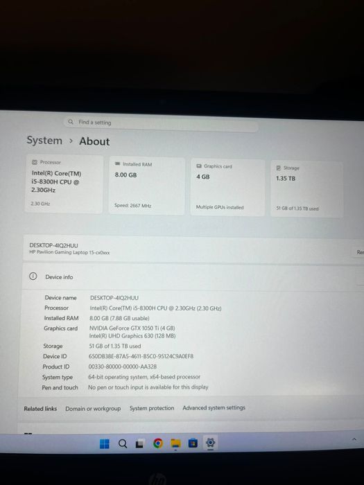 Laptop Hp gaming