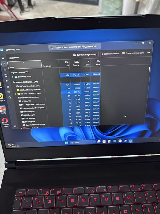 игровой ноутбук MSI