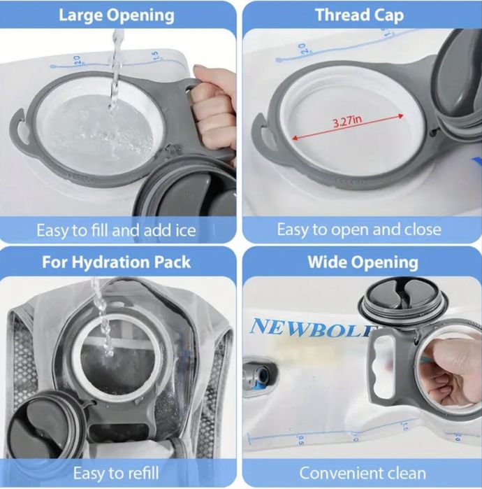 Хидратираща спортна раница + воден резервоар 2L