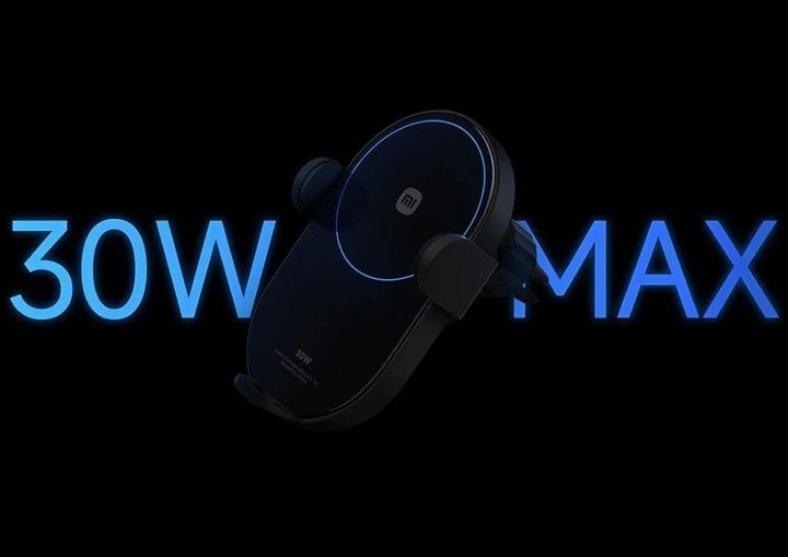 Xiaomi wireless charger 30W (беспроводная зарядка на авто)