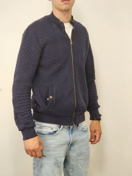 Блуза-пуловер с цип- М