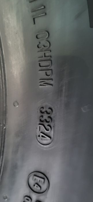 2 anvelope 255 70 16 continental m+s 2024 6,5mm