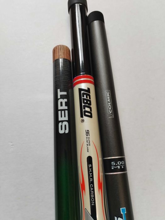 Нови въдици, Мач, Фидер, Спининг