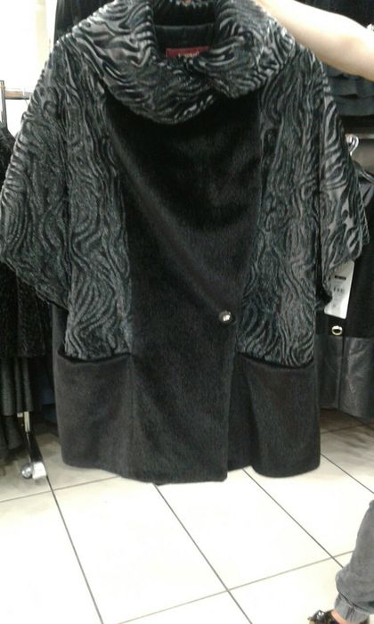 Дублёнка натуральная каракуль. Новая Турция размер 52/54