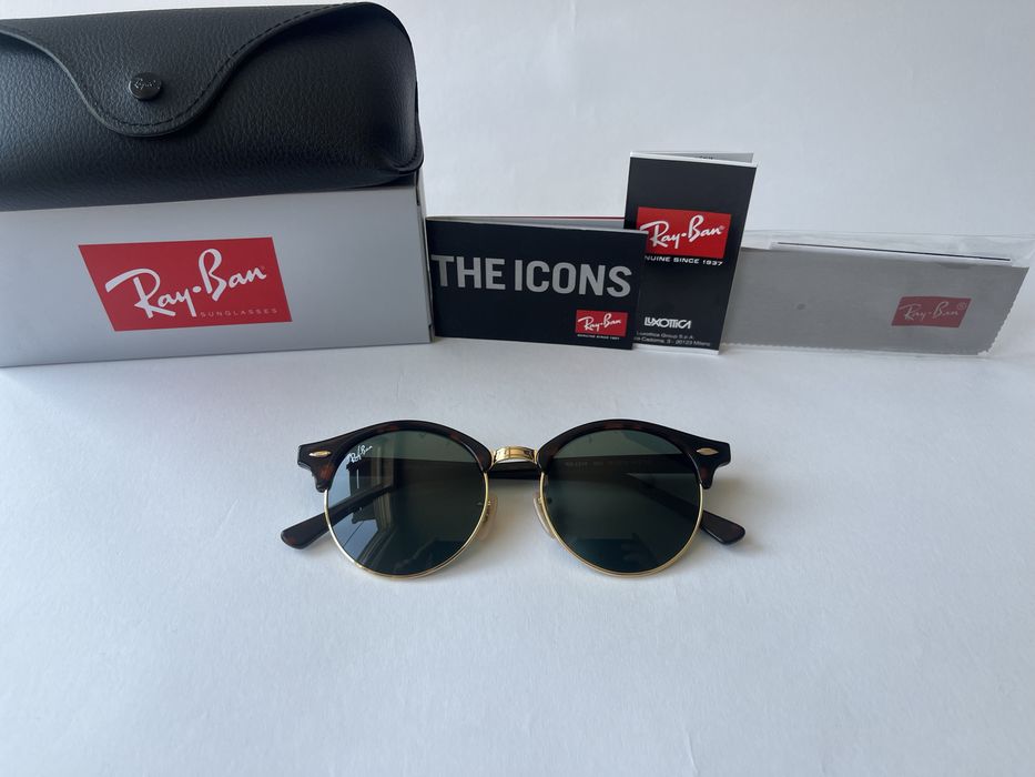Ochelari de soare RAY BAN 4246 Clubround Noi.