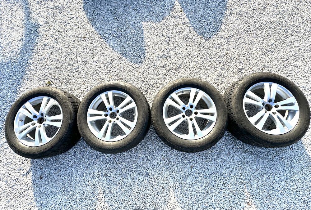 Джанти 17 от Mercedes 5x112, ET 35, 7.5J с гуми 225/60