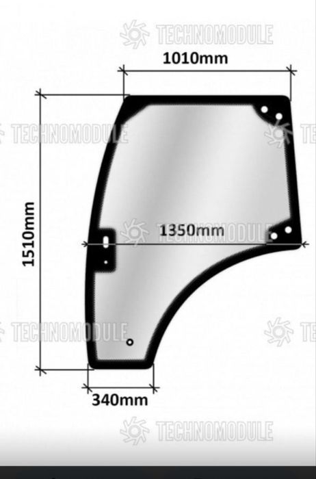 Дверь от трактора Lovol левая