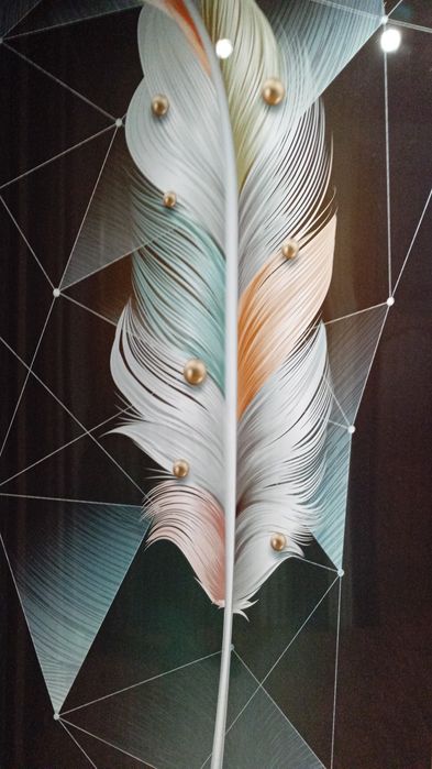 Гибкий мрамор, луверы, латунь, кварцвенил