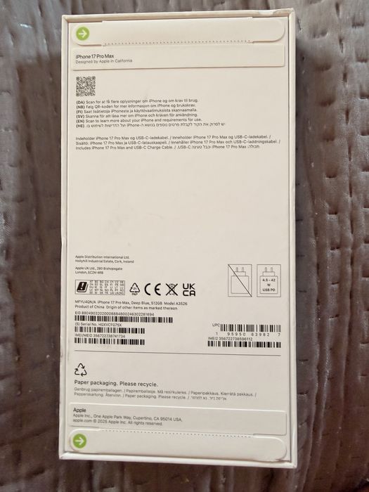IPhone 17 Pro Max 512 GB
