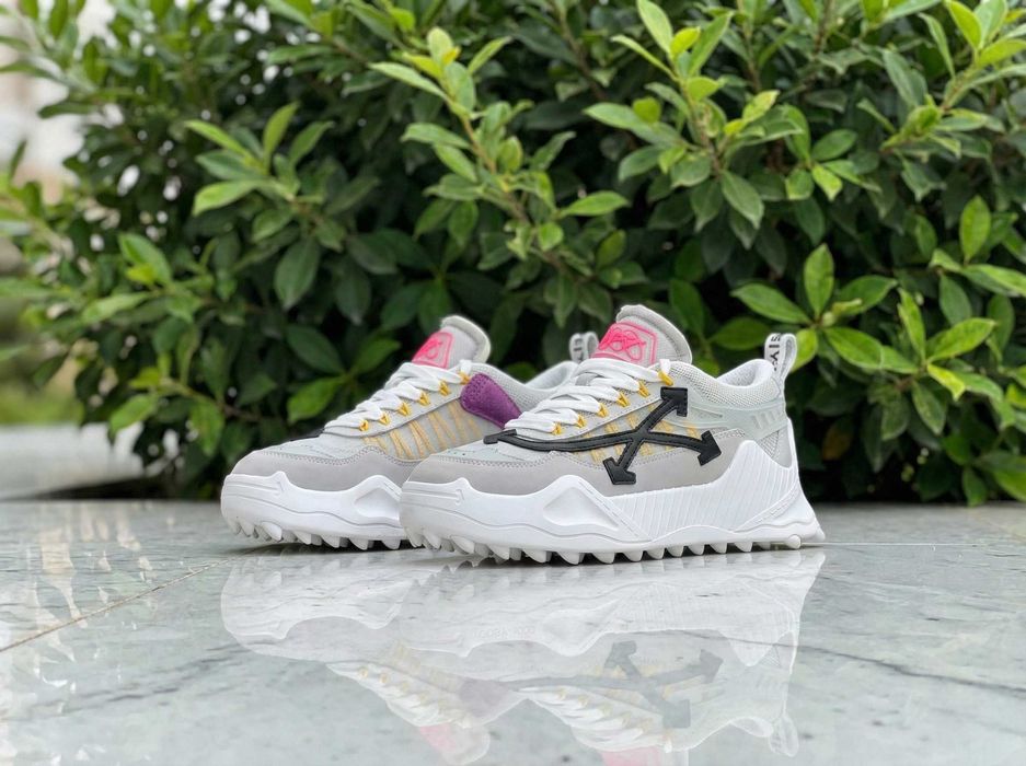 Adidasi Off White Gri - Produs Full Box - Unisex