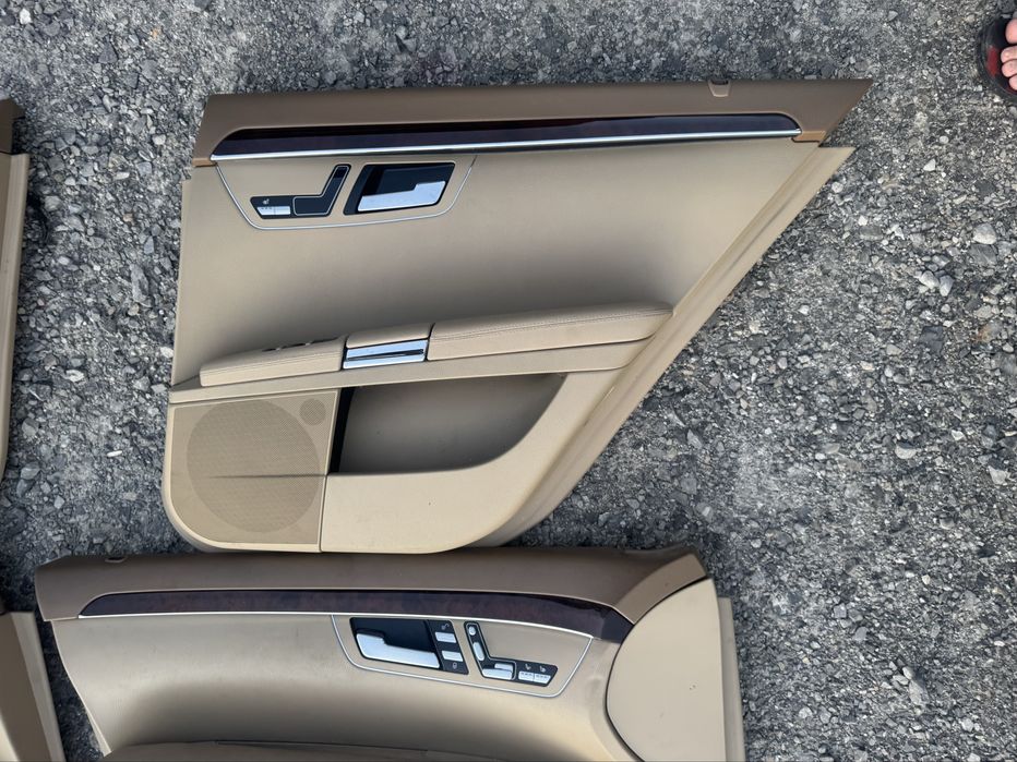Бежови кори за Mercedes W221 Long