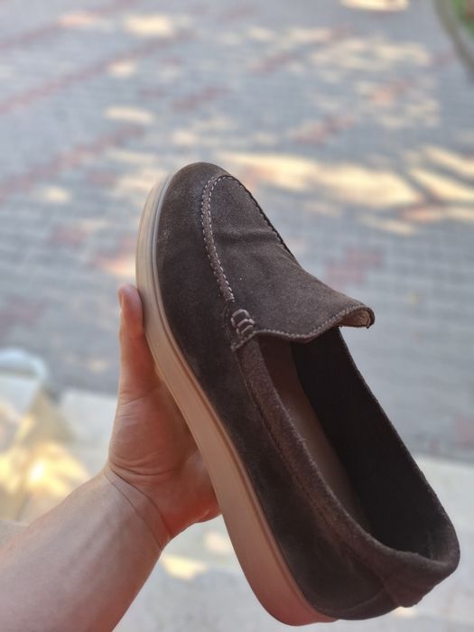 Loafers suede brown