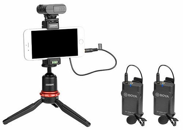 BOYA BY-WM4 PRO-K2
Двухканальная беспроводная радиосистема