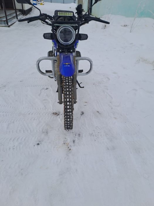 Мотоцикл в хорошем состоянии.