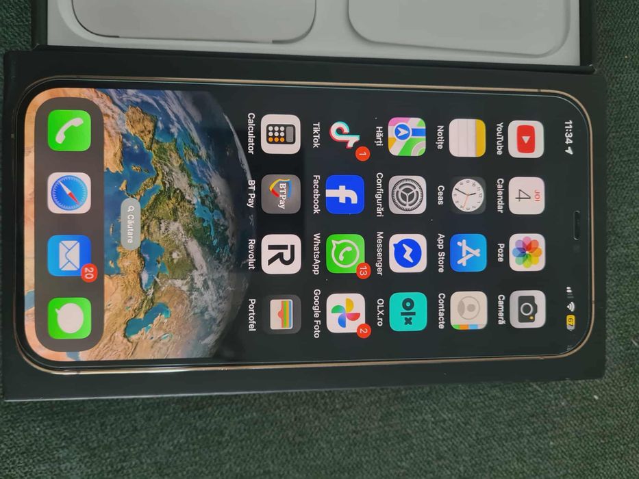 Iphone 12 Pro Max Gold  impecabil liber de rețea
