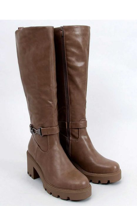 Cizme lungi maro dama accesorizate