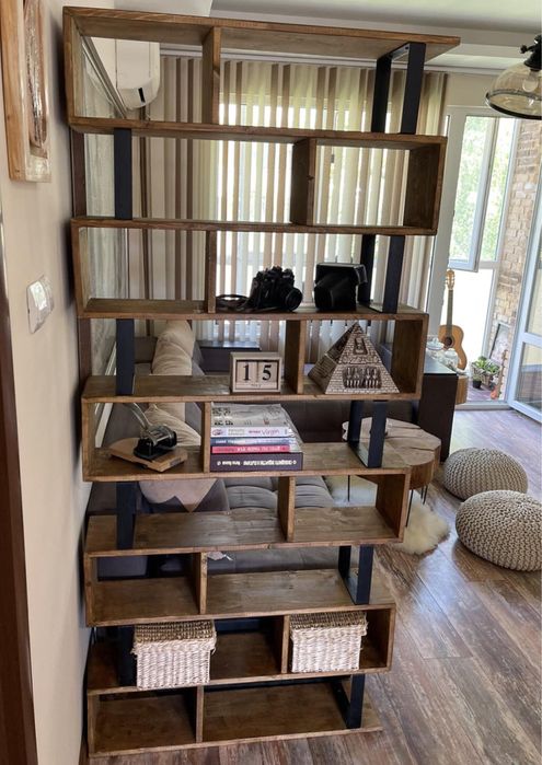 Секция,Бюфет,шкаф ,рафт,етажерка масив Рустикстил,Индустриален стил