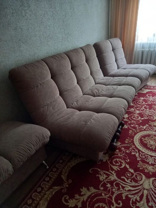 Диван, кресло, пуфик