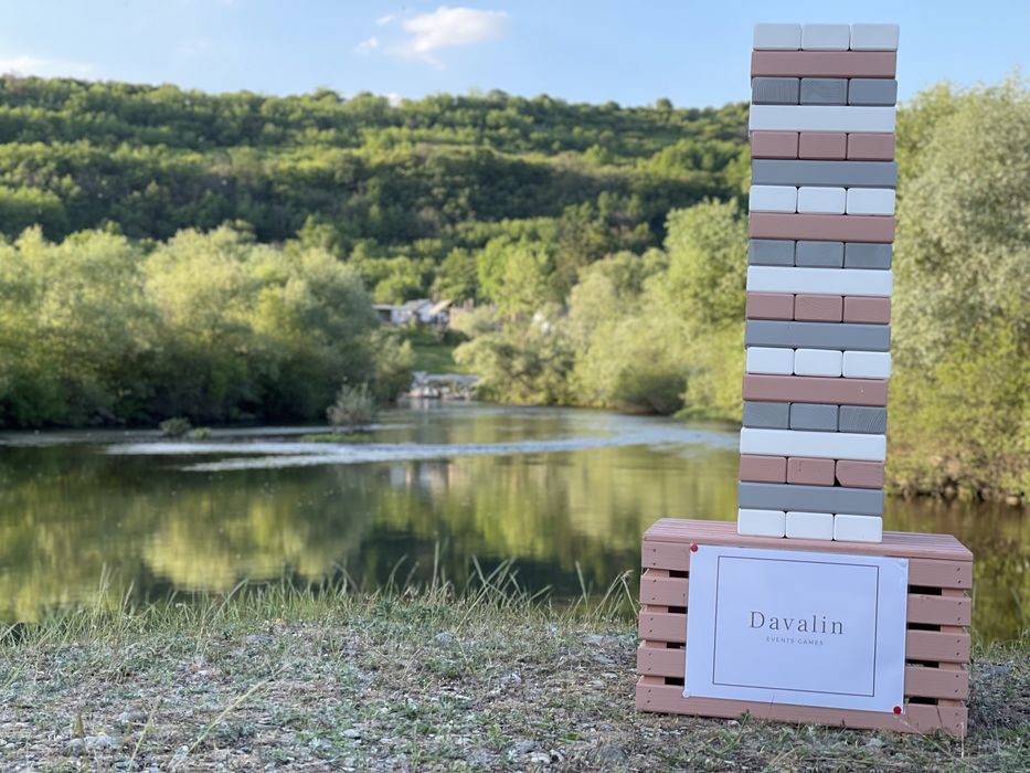 DAVALIN EVENTS | joc pentru inchiriat | GIANT JENGA
