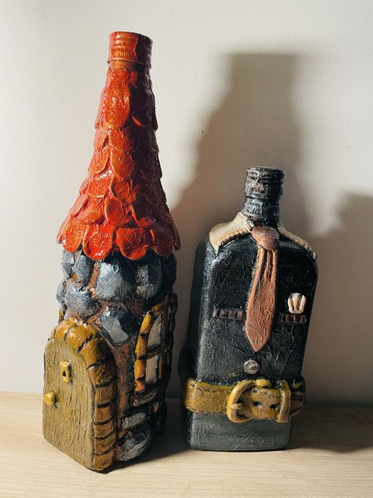 Sticle decorative handmade