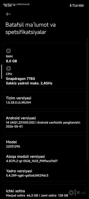 Xiaomi 12 Lite sotiladi