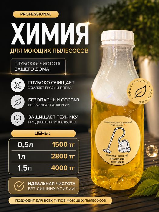 Аренда моющего пылесоса