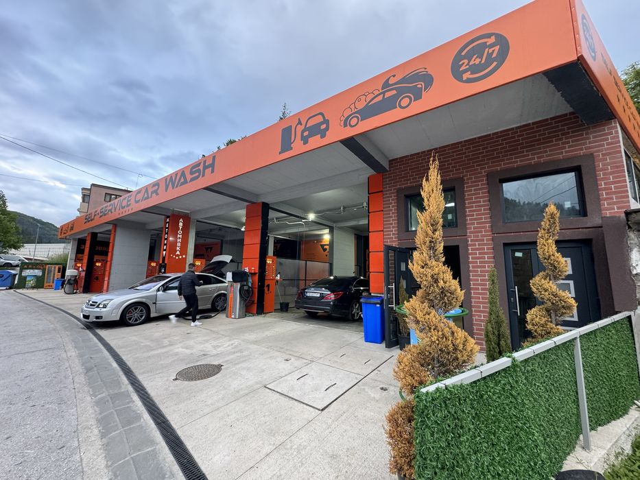 Система за автомивка на самообслужване с 2 операции оборудване