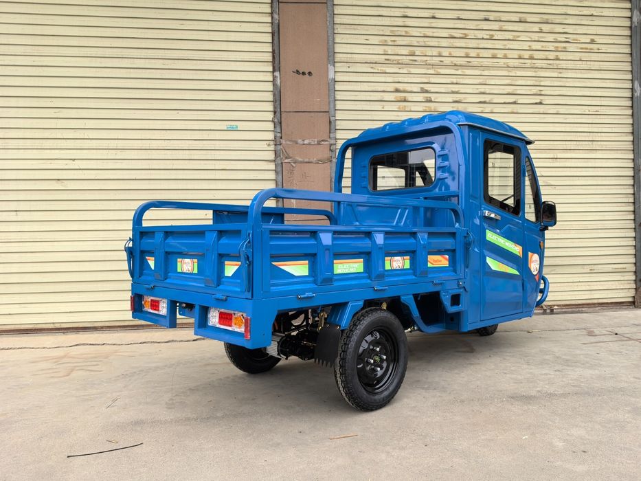 Triciclu Electric T09 cu cabina si bena basculabila 1000W 58Ah