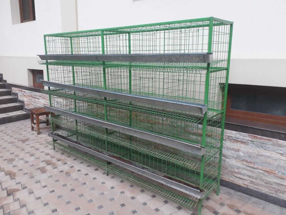 Клетка для кур несушек, со всеми комплектующими (б/у)