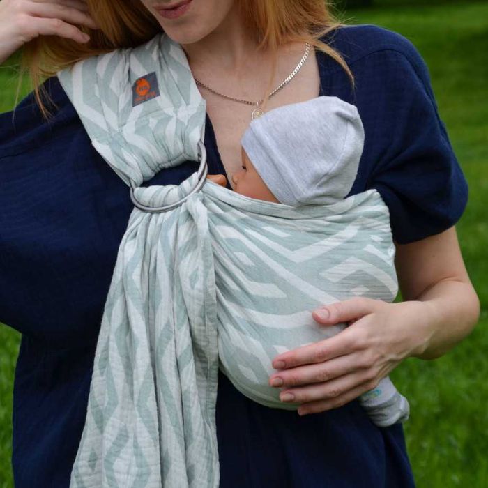 Муселинов слинг с халки Nashsling | ринг слинг от памук 0+