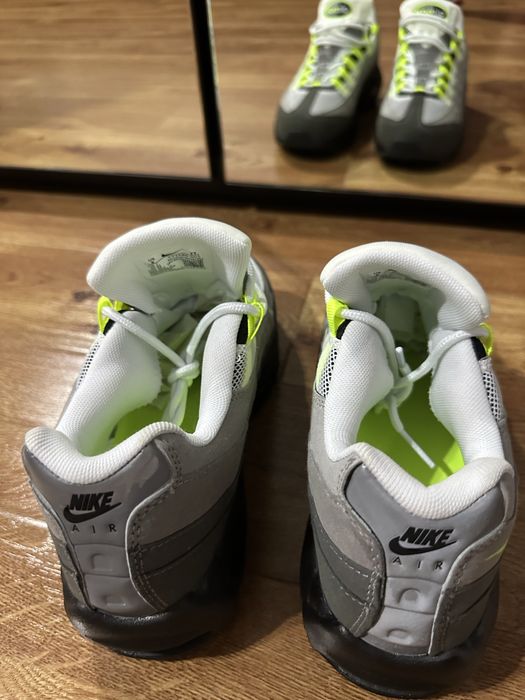 Кроссовки Nike air max 95 Neon Volt Green Grey