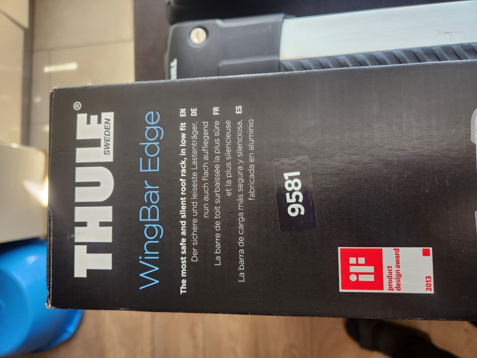Thule WingBar Edge Gray (S) 958x/958xb