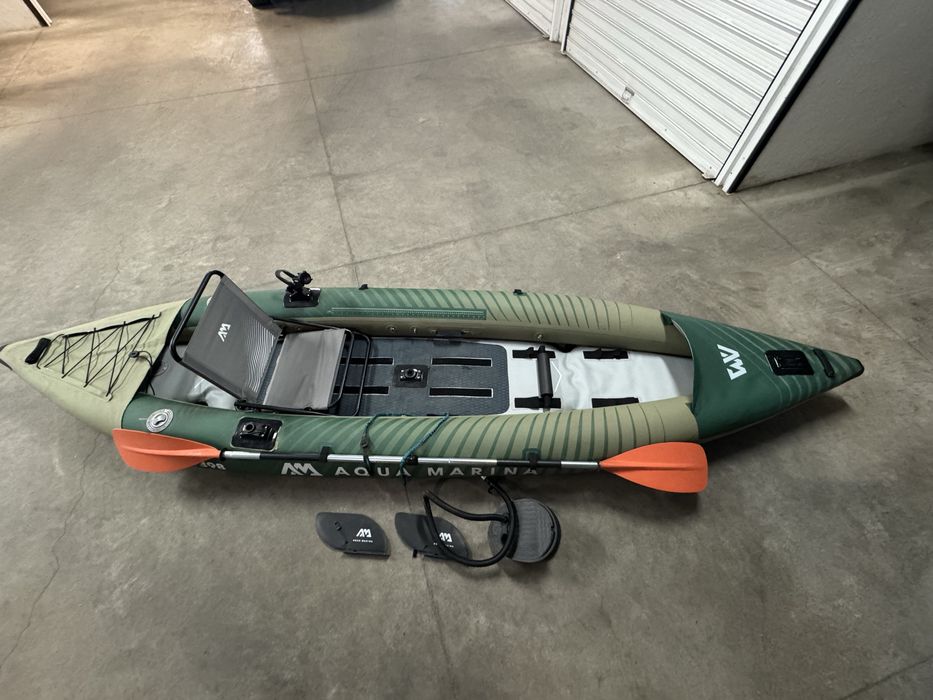 AQUA MARINA - Надуваем каяк с надуваемо твърдо дъно Caliber - 3.98 m