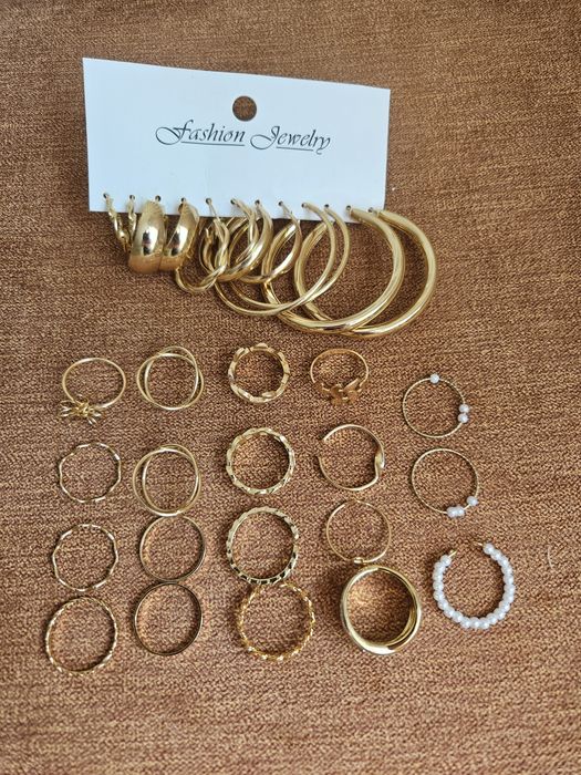 Бижутерия серьги, кольца