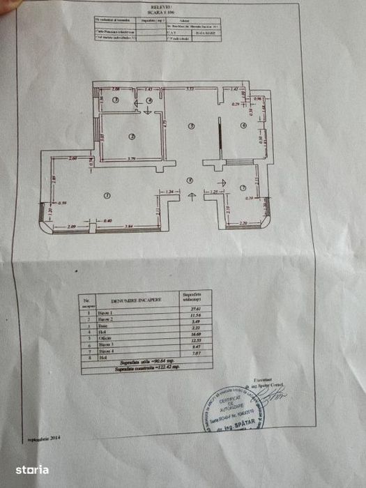 Spatiu birouri sau comercial, 91 mp, zona Central