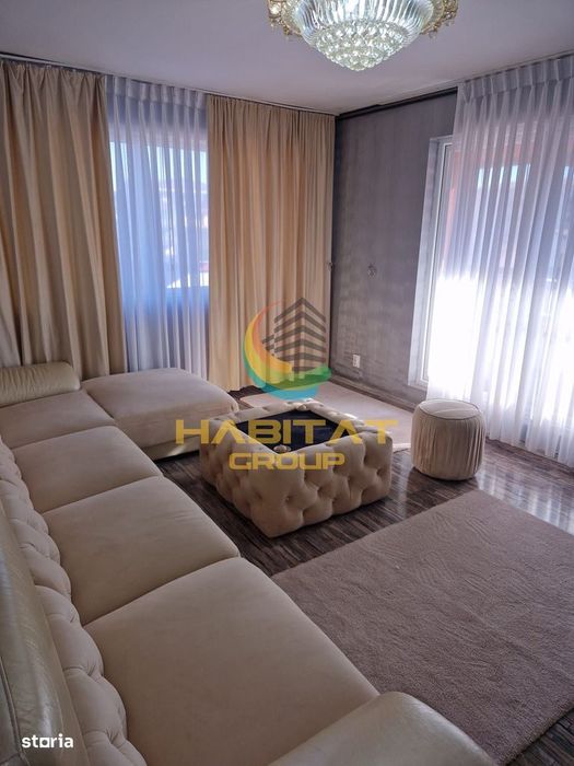 Apartament 3 camere- 90mp+ terasa 30mp- mobilat si utilat