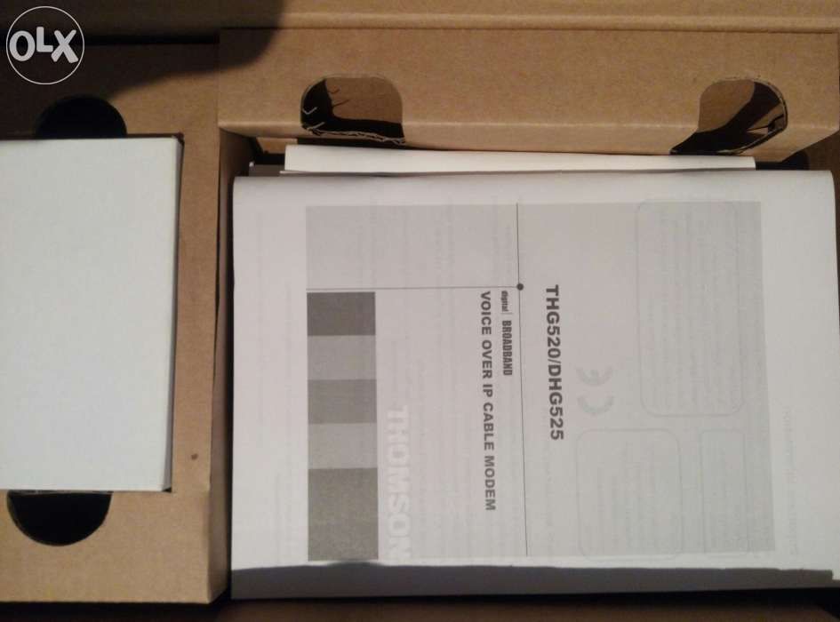 Modem cablu Thomson pachet complet