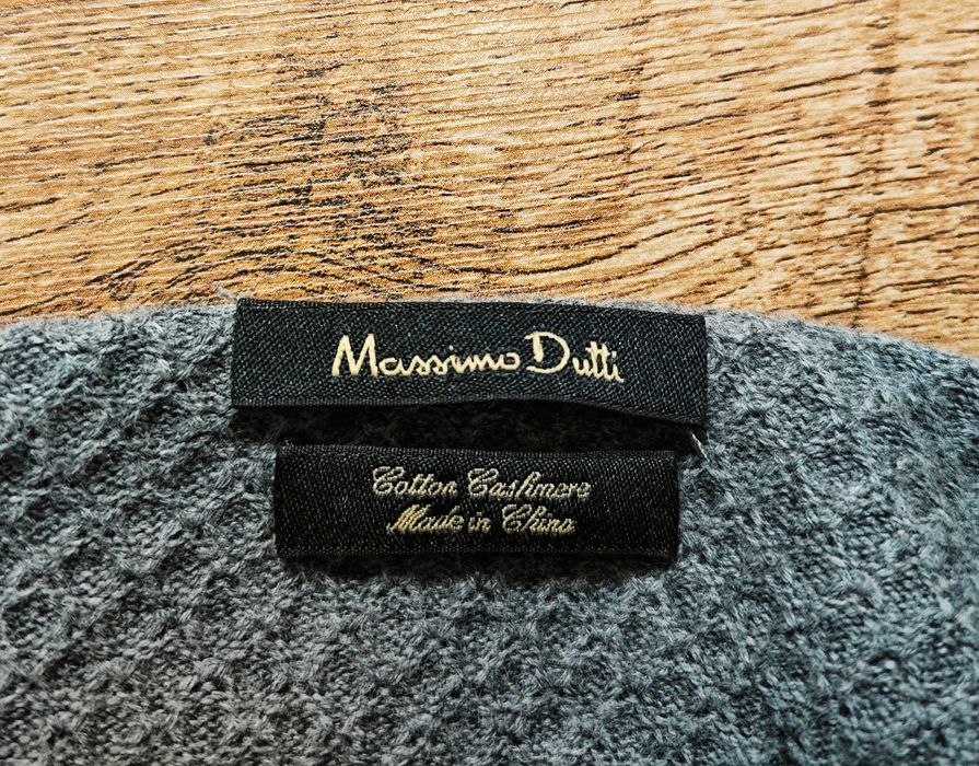 Massimo Dutti Памук / Кашмир мъжка жилетка - пуловер размер XL