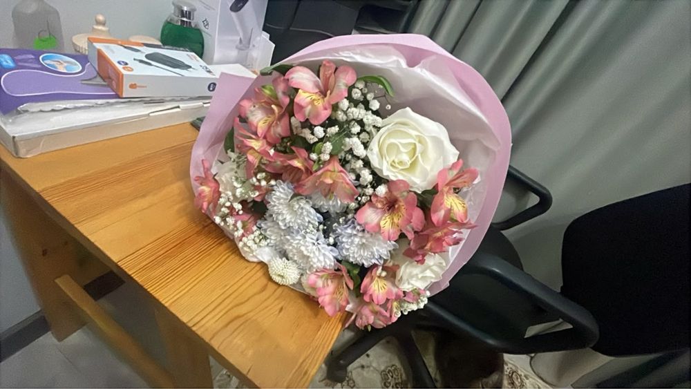 Букет цветов свежие