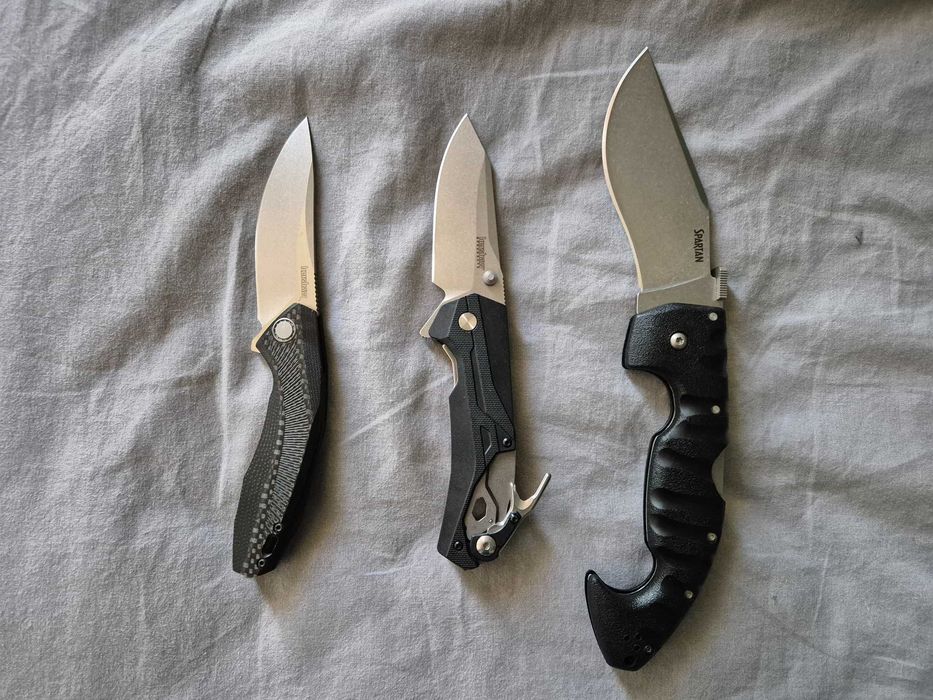 Сгъваеми джобни ножчета - Kershaw Tumbler, Kershaw Drivetrain, Cold Steel Spartan