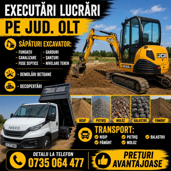 Inchiriez MiniExcavator