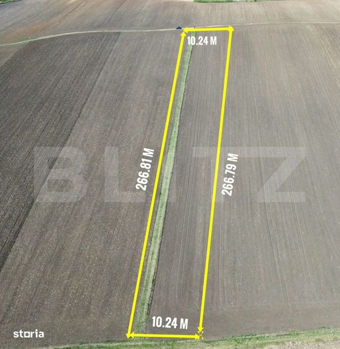 Teren extravilan de vanzare, 2.700 mp - zona Cristur