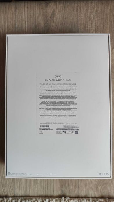 Изключително запазен Apple iPad Pro 12.9" (2-ро поколение) | 64GB | Wi-Fi + Cellular | Астро сиво