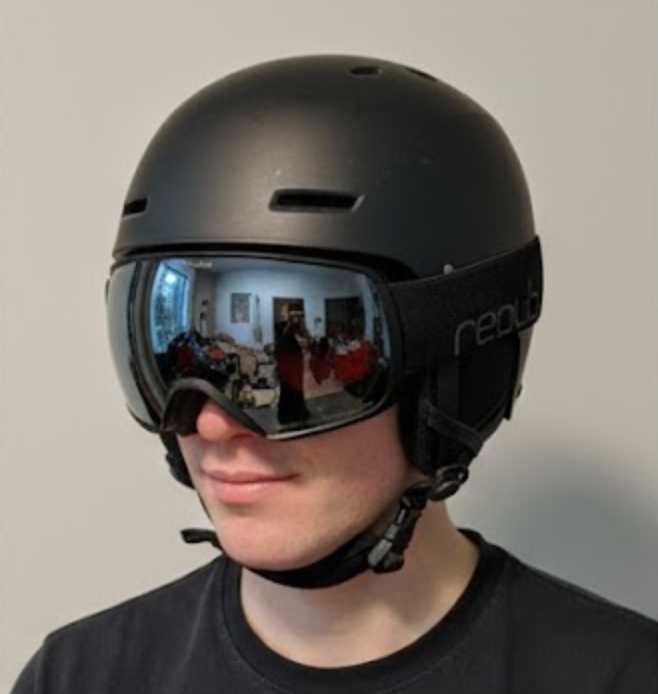 Casca + ochelari ski Republic