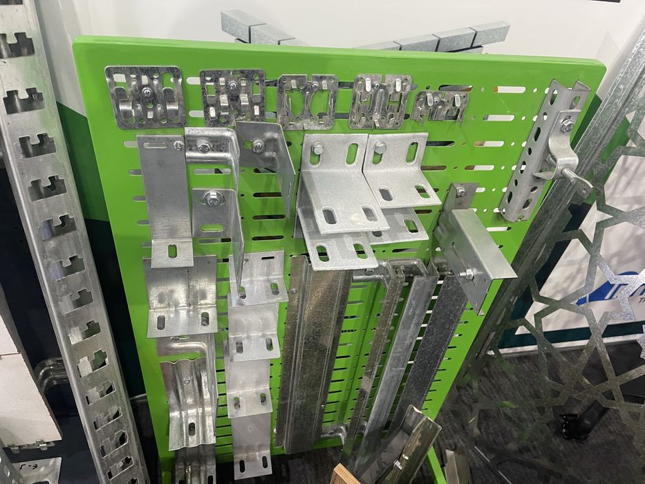 Сухой монтаж (кляммер, кронштейн, профиль для фасада)от производителья