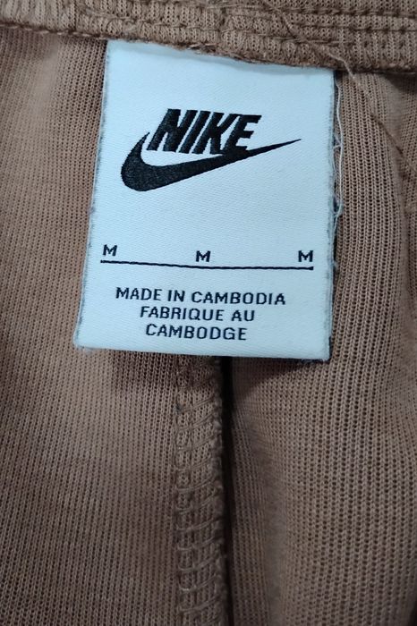 Set Nike Tech Sportswear Beije & Kaki Fleece & Track Pants 100% Legit