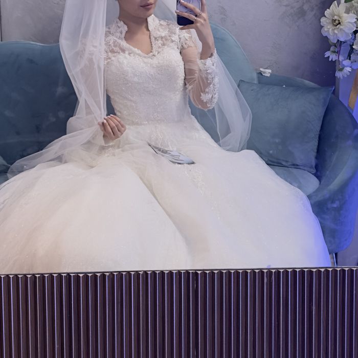 Свадебное платье белое
