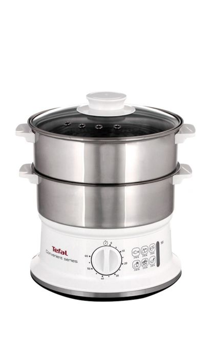 Aparat de gatit cu aburi Tefal VC145130, 900W, 6 L, timer de 60 de min